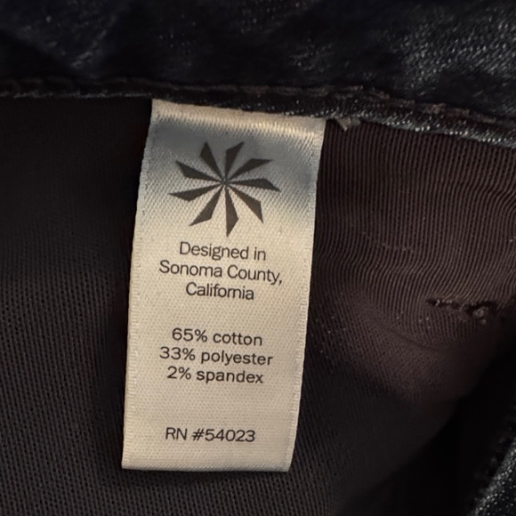 Athleta Women's Dark Blue Denim Skinny Jeans size 4 - Picture 3 of 9